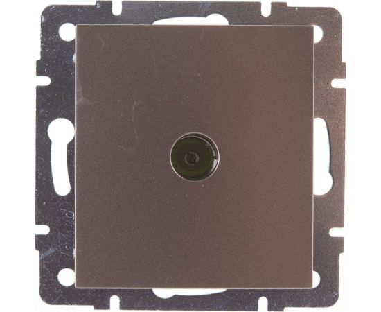 Розетка ТВ Lezard RAIN проходная, цвет бронза, матовый 703-3188-129 – изображение 3