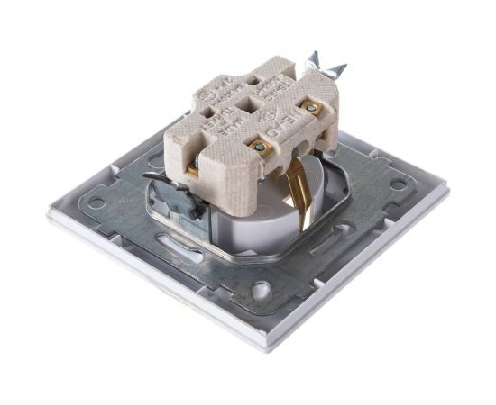 Розетка NE-AD с/з, керамика, 16А, 250В, Aras, Белый, 1/12/120, 93-110-08-P – изображение 4