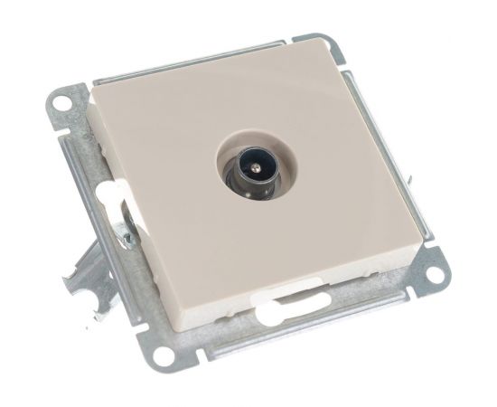 Механизм розетки TV Schneider Electric ATLAS DESIGN оконечный 1DB бежевый ATN000291 – изображение 4