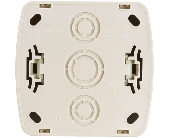 Розетка Lezard DEMET, с заземлением, с крышкой, кремовый 711-0300-123 – изображение 4