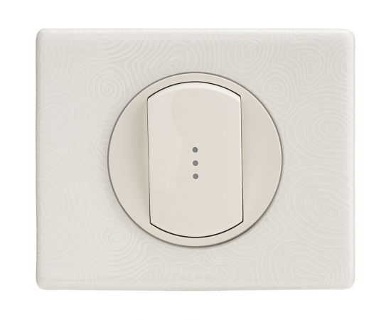 Одинарная клавиша с подсветкой Legrand Celiane Белый 68003 – изображение 5