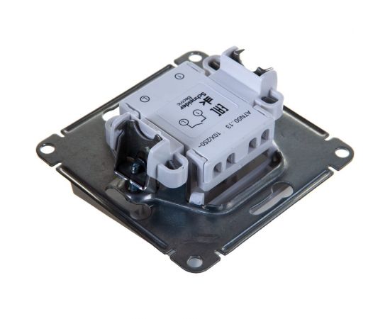 Механизм выключателя Schneider Electric 1-кл. ATLAS DESIGN с подсветкой сх.1а 10АХ жемчуг 1240270 – изображение 6