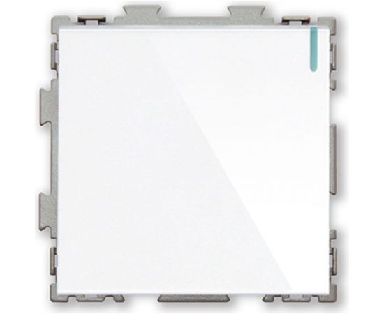 Одноклавишный выключатель CGSS белый "Практика" PL-W101-WCG 