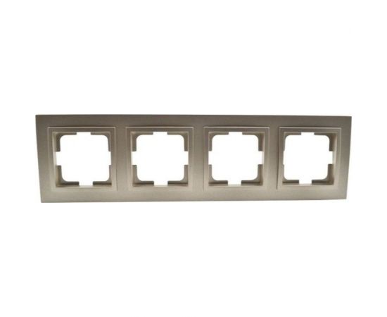 4-местная рамка MONO ELECTRIC DESPINA титан 102-220000-163 