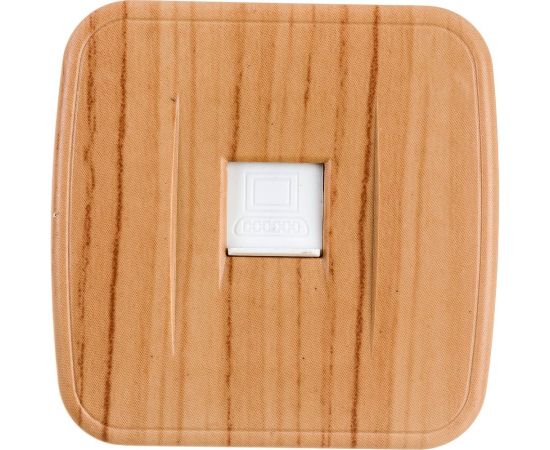 1-местная розетка EKF Минск RJ-45 ОП, 1А, 120В, светлое дерево EGK01-035-30 