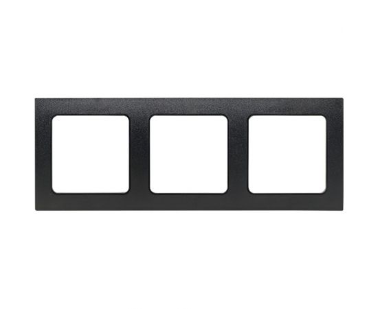 3-местная рамка EKF Стокгольм черная EAM-G-302-30 