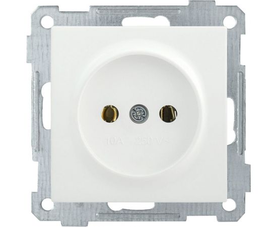Розетка IEK РС10-1-0-Б без з/к 10А BOLERO белый ERB10-K01-10-1 