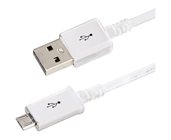 Кабель REXANT USB microUSB длинный штекер 1М белый 18-4269 