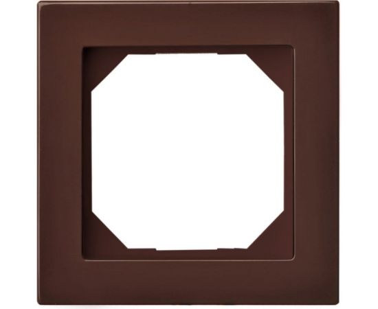 Одноместная рамка LIREGUS Эпсилон K14-245-01 E/R коричневая 28-146 