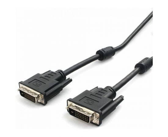 Кабель Cablexpert DVI-D, dual link, 25M/25M, 1.8м, CCS, черный CC-DVI2L-BK-6 