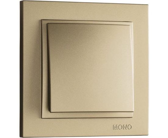 Одноклавишный выключатель MONO ELECTRIC Despina, титан 102-222225-100 