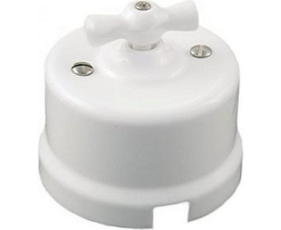 Переключатель BIRONI Лизетта Белый 1-клавишный B1-201-01 