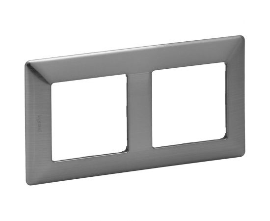 Рамка Legrand Valena LIFE Сталь 2-ая 754152 