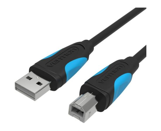 Кабель Vention USB 2.0 AM/BM - 1,5м, черный VAS-A16-B150 