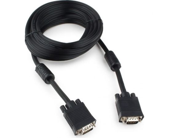 Кабель Cablexpert Premium VGA 15M/15M, 5.0м, черный CC-PPVGA-5M-B 