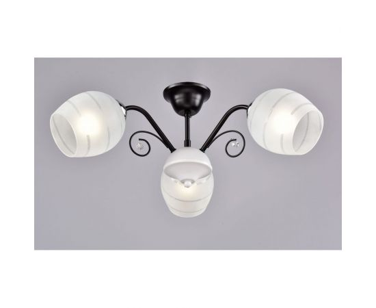 Подвесная люстра РОССВЕТ 3*60Вт*E27 РС20992 WT+BK/3C 