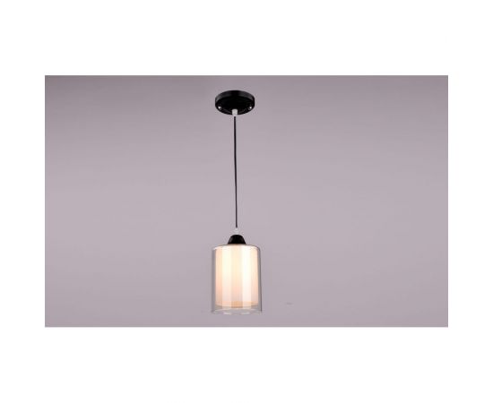 Подвесной светильник РОССВЕТ 1х60ВтхE27 РС20090 BK/1P 