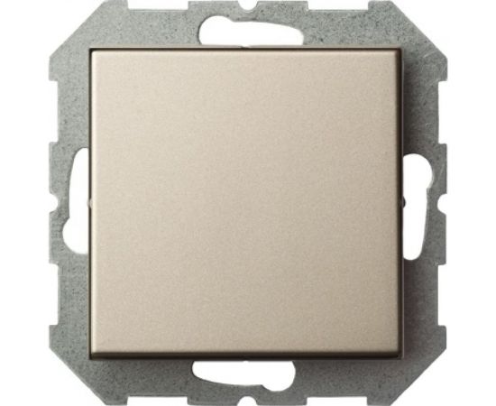 Одноклавишный выключатель света LIREGUS Эпсилон IJ1 10-203-01 E/Ch шампань без рамки 28-3000 