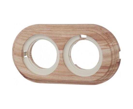 Рамка Bironi 2-х постовая, пластик, цвет Карельская Сосна BF1-620-13/PL 