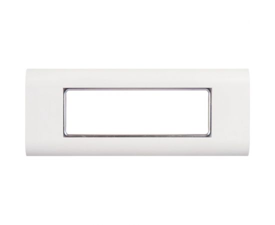 Настенная лицевая панель под 3 вставки, белая NIKOMAX NMC-PL3PM-WT 
