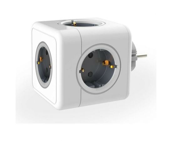 Разветвитель ROCKETSOCKET Cube Original 5 Euro 16A цвет серый GN1203 