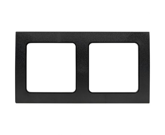 2-местная рамка EKF Стокгольм черная EXM-G-303-30 