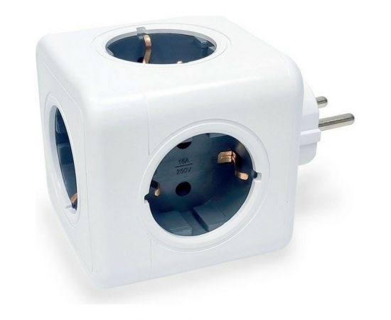 Разветвитель ROCKETSOCKET Cube Original 5 Euro 16A цвет серый GN1203 – изображение 2