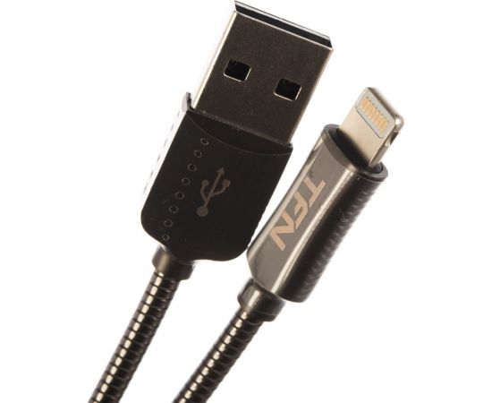 Дата-кабель TFN USB-TypeC 1м сталь -CFZUSBCUSB1MST – изображение 2