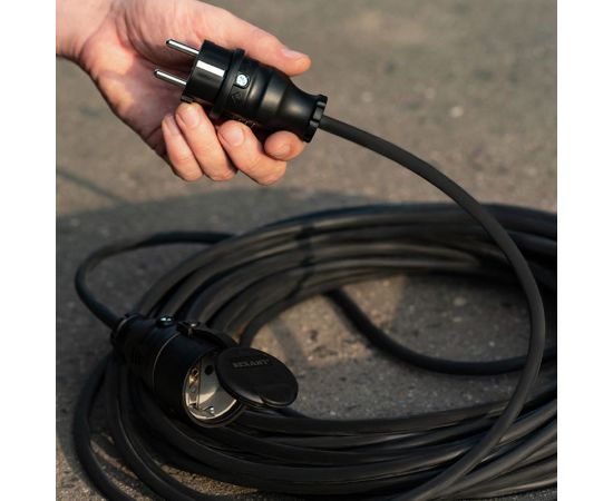 Силовой удлинитель REXANT КГ 3х1.5, 20 м, морозостойкий, с/з, 16 А, 3500 Вт, IP44 Россия 11-7072 – изображение 2