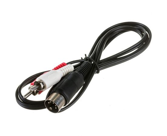Кабель REXANT DIN 5 Pin - 2 RCA 1,2 м 17-2512-4 – изображение 2