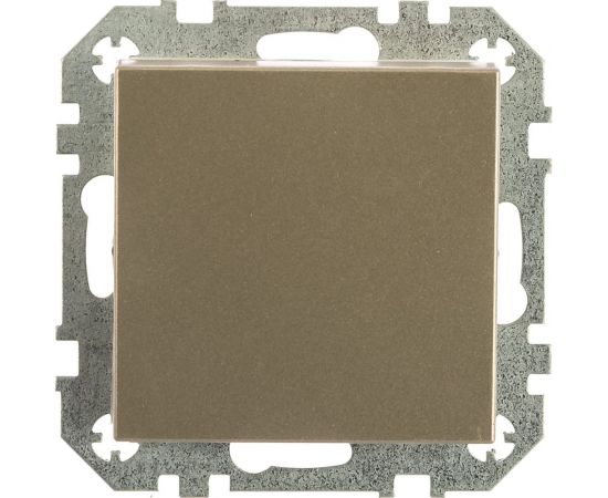 Одноклавишный выключатель света LIREGUS Эпсилон IJ1 10-203-01 E/Ch шампань без рамки 28-3000 – изображение 2