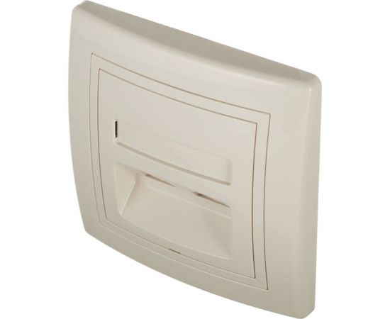 Телефонная розетка Aling-conel PRESTIGE 2xRJ12 6/4 Cat3, бежевая 613.999 113219 – изображение 2