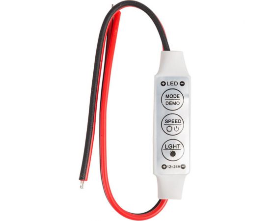 Диммер Lamper для светодиодных лент 3 кнопки 12В-24В 143-105-1 – изображение 2