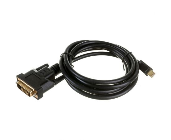Кабель Cablexpert mDP-DVI 20M/25M, 1.8м, черный, позолоченные разъемы, пакет CC-mDPM-DVIM-6 – изображение 2