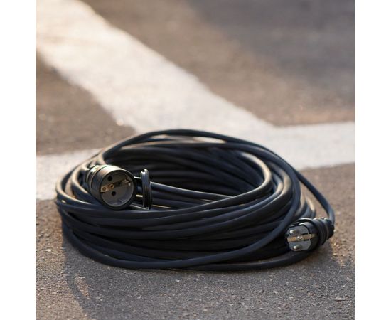 Силовой удлинитель REXANT КГ 3х1.5, 30 м, морозостойкий, с/з, 16 А, 3500 Вт, IP44 Россия 11-7073 – изображение 2