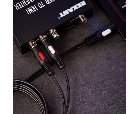 Шнур REXANT Стерео 3,5 мм - 2 RCA, длина 3 метра 17-4234 – изображение 2