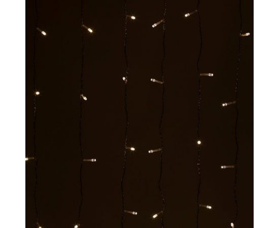 Светодиодная новогодняя гирлянда ЭРА Занавес 8 режимов, 3х2 м, теплый белый ЕNIG-320W Б0051872 – изображение 2