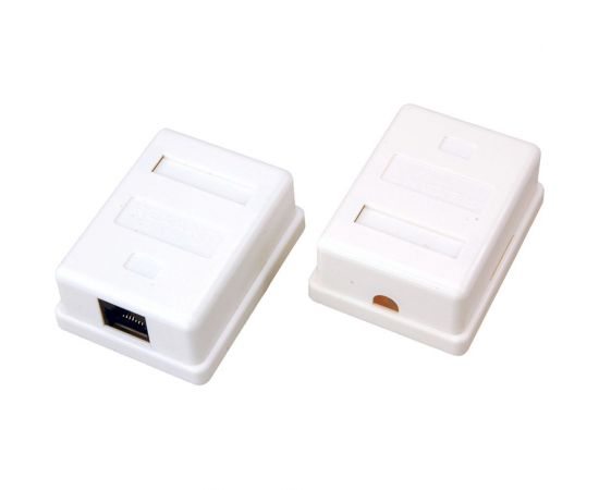 Сетевая розетка LAN REXANT на стену, 1 гнездо RJ-45 (8Р8С), 5e категории 06-0104-B – изображение 2