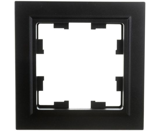 1-местная рамка IEK Brite ру-1-брч черный BR-M12-K02 – изображение 2