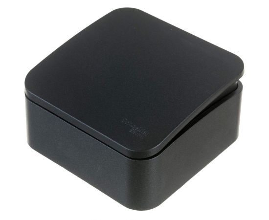 1-клавишный выключатель Schneider Electric BLANCA, О/У сх.1, 10А, 250B, АНТРАЦИТ BLNVA101006 – изображение 2