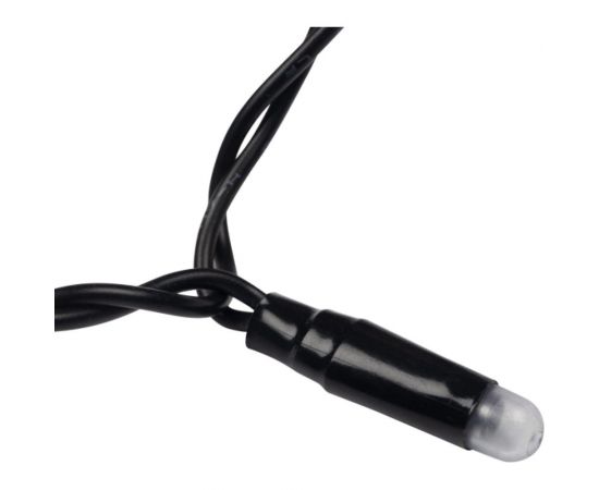 Светодиодная гирлянда дождь занавес Neon-Night 2x0,8 м, мерцания, черный, диоды теплый белый 235-356 – изображение 3