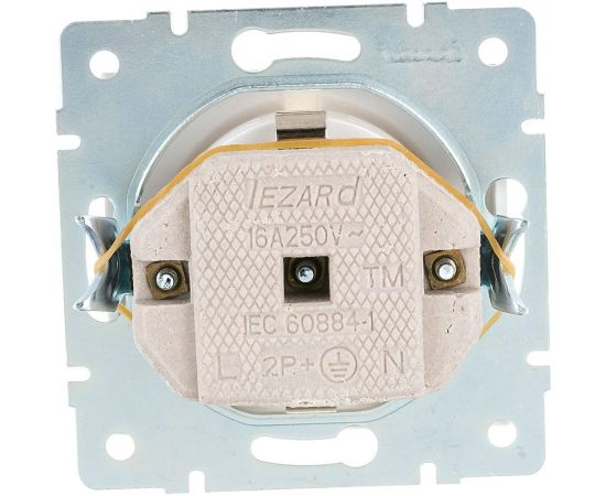 Розетка LEZARD RAIN с/ з керамика жемчужно-белый перламутр 703-3088-122 – изображение 3