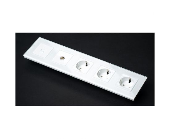 Телевизионная розетка CGSS белая Эстетика GL-W201V-WCG – изображение 3