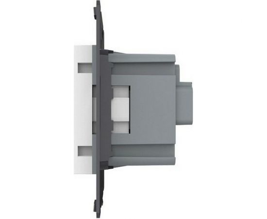 Электрическая розетка LIVOLO с заземлением защитными шторками 16A, цвет белый механизм VL-C7-C1EU-11 – изображение 3