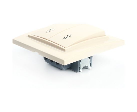 2-клавишный переключатель STEKKER psw10-9008-02, 250в, 10а, серия эрна, слоновая кость, 39920 – изображение 3