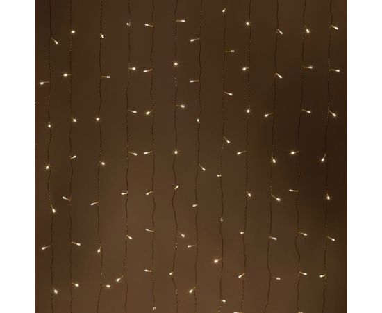 Светодиодная новогодняя гирлянда ЭРА Занавес 8 режимов, 3х2 м, теплый белый ЕNIG-320W Б0051872 – изображение 3