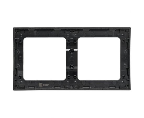 2-местная рамка EKF Стокгольм черная EXM-G-303-30 – изображение 3