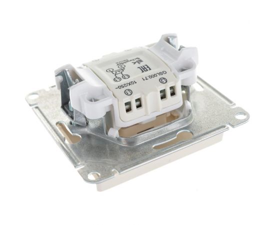 Механизм переключателя Schneider Electric перекрестный 1-клавишный GLOSSA бежевый SchE GSL000271 – изображение 3