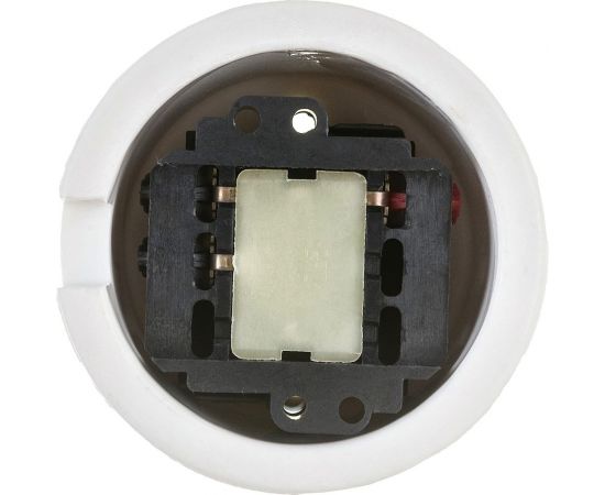 Двухклавишный выключатель Retrika, керамический, ретро цвет белый R-SW-21 – изображение 3