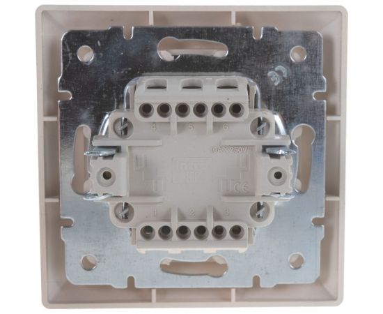 Выключатель с подсветкой Intro 410203 10А, 250В, СУ, Solo, алюминий Б0043272 – изображение 3